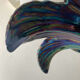 Pair of palm tree lamps in Italian ceramic from the 1970s.