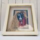 Painting work accumulation by Parviz Lak vintage art brut