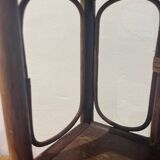 Vintage rattan wall shelf