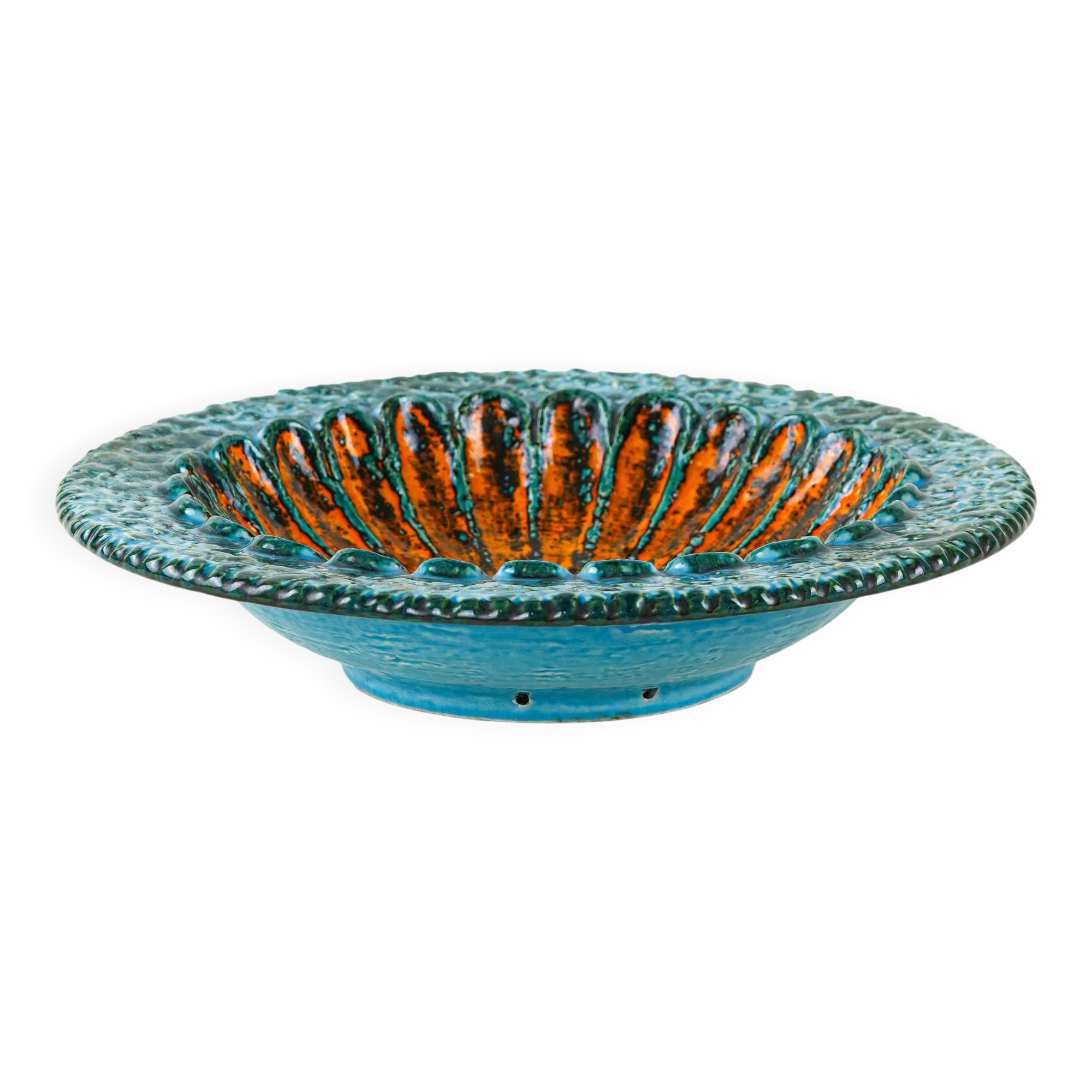 Ceramic plate, German design, 1960s, made in West Germany