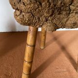 Brutalist tripod stool