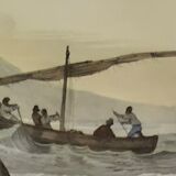 Original zoological plate of 1839 "tuna & mackerel"