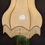 Green flowered lamp