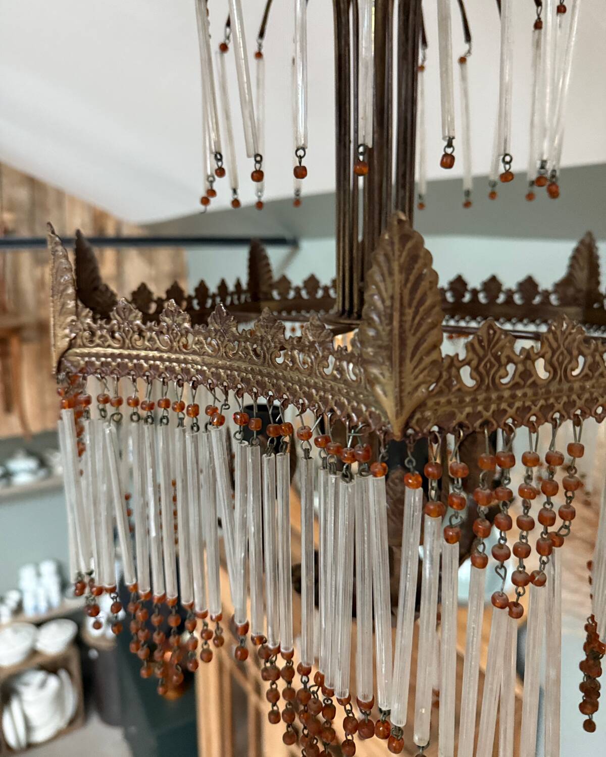 Tassel pendant light