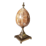 Horn and brass egg