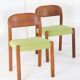 Set van 4 Deense stoelen 'Harte Skov