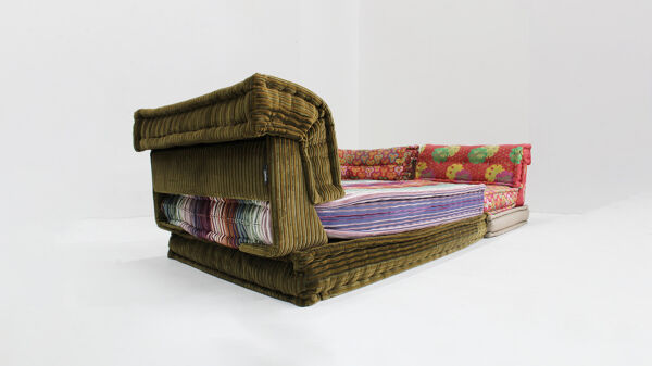 Canapé Mah Jong Roche Bobois design Kenzo Takada par Hans Hopfer, ensemble de 12.