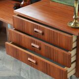 Dressing table - round mirror - 60s