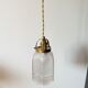 Glass suspension, cable 2 m, porcelain ram