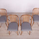 Set of 4 dining chairs by Antonin Suman for Ton, 1960s