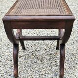 Cross-footed cane stool