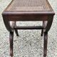 Cross-footed cane stool