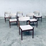 Mid-Century Scandinavian Teak Dining Chair Set, 1960s, Set of 6