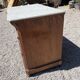 Commode with a white marble top