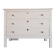 Old white wooden chest of drawers