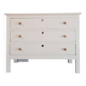 Old white wooden chest of drawers