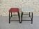 Pair of bistro stools, circa 1950