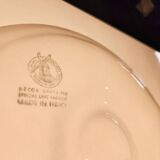 Set of 6 Moulin des Loups oyster plates