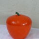 Orange apple, made in plastic ice bucket france, vintage 1970