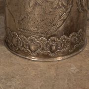 Antique Art Deco Silver Plated Waste Paper Bin c.1920