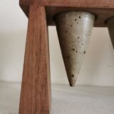 Sculpture 6 vases en grès 1970