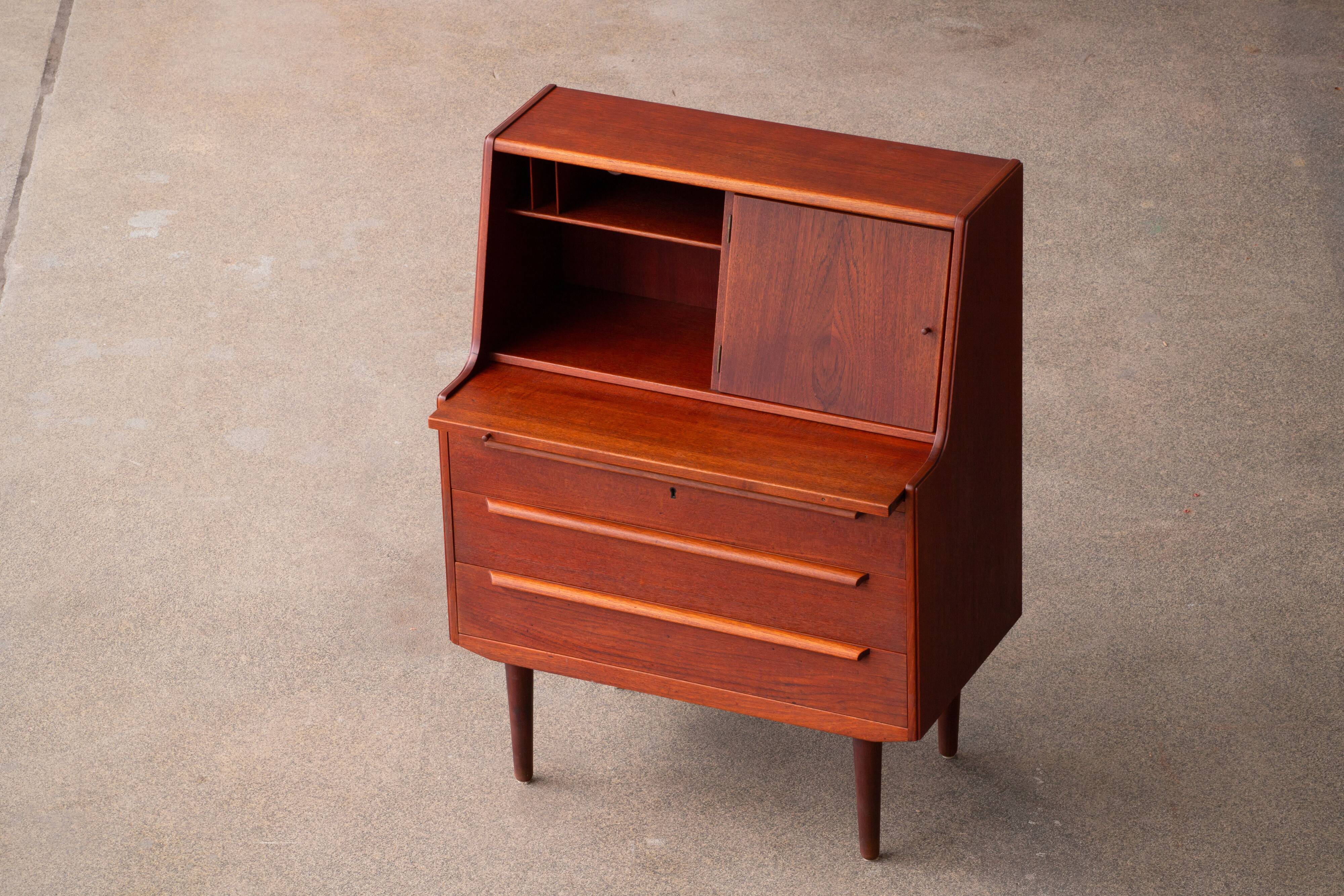 Danish secretary desk in teak 1960