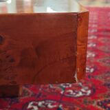 Table basse en loupe d'orme, par Roche Bobois, 1970