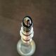 Glass and metal decanter