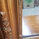 Golden molding mirror