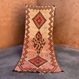 Colorful Boujad Moroccan rug - 121 x 290 cm