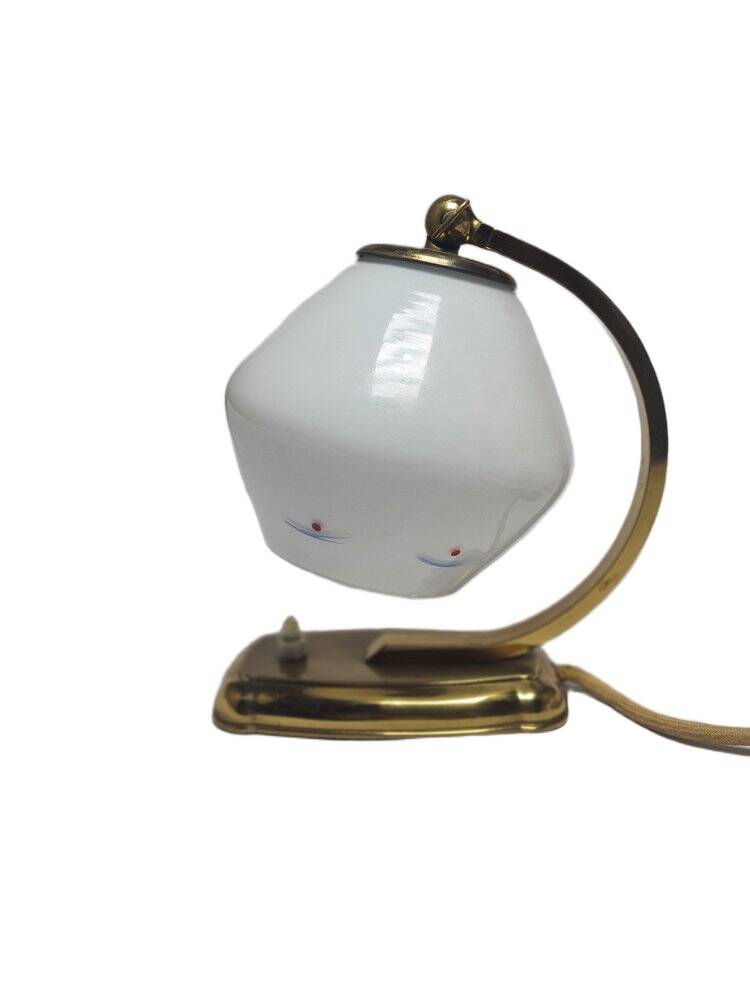 Art Deco bedside lamp, Belgium, 1950s