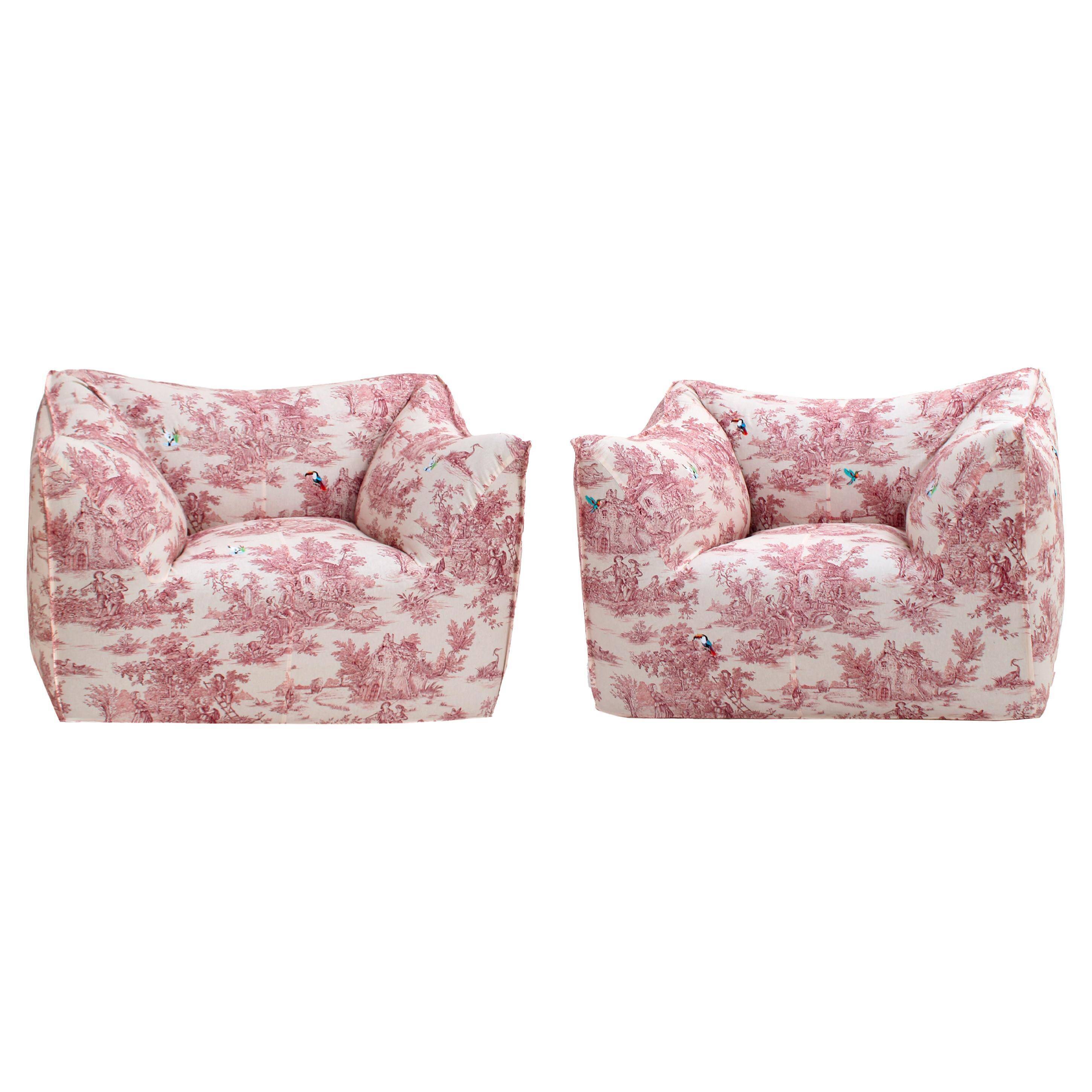 Pair of Bambola Armchairs by Mario Bellini, Italy 1970s