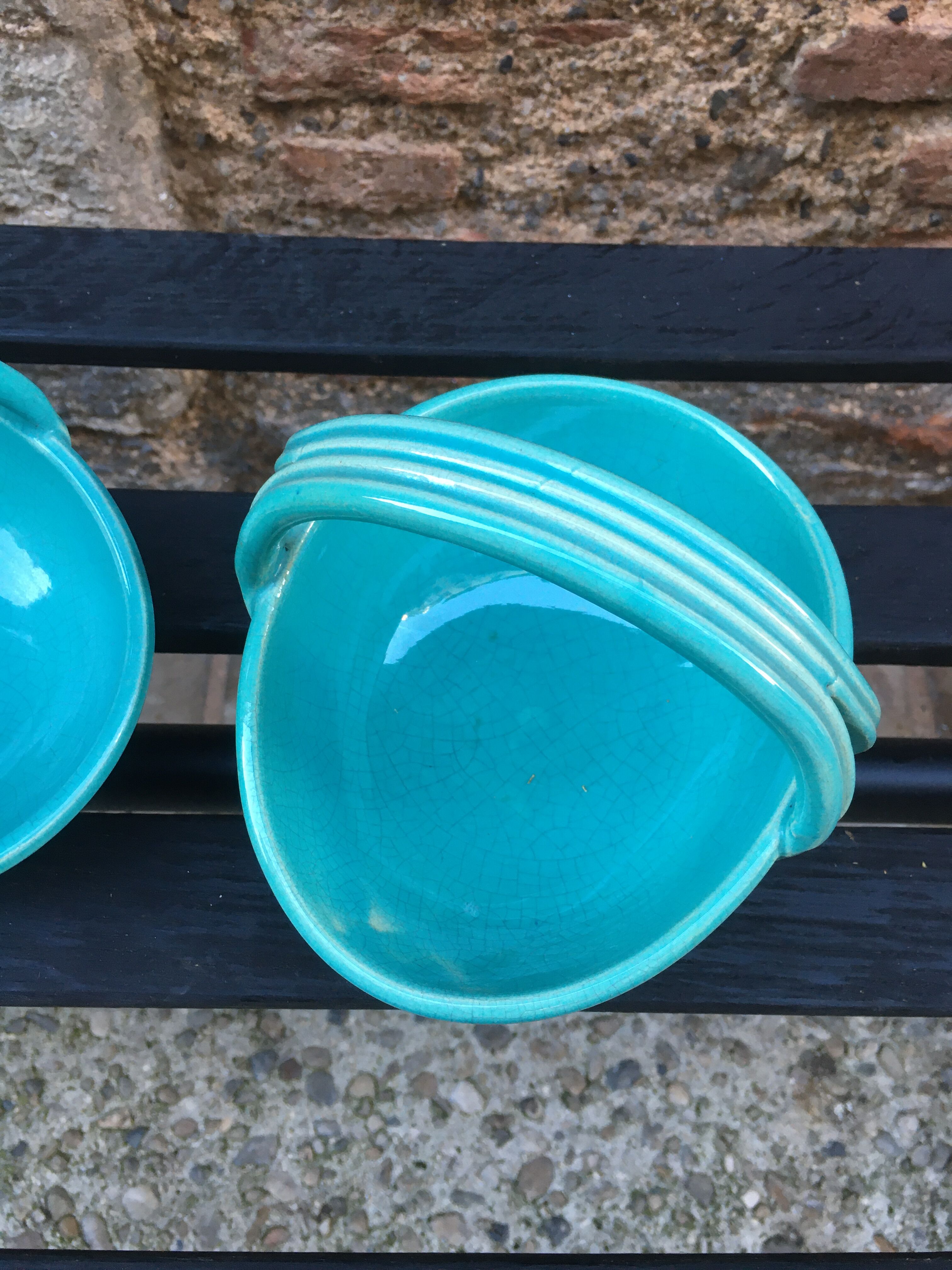 Two Gaziello Vallauris pocket trays