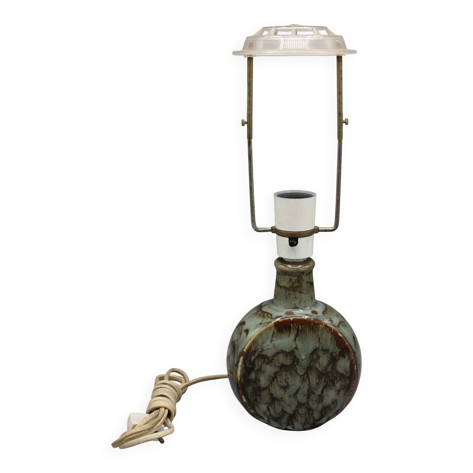 Old scandinavian design ceramic lamp denmark stentoj denmark