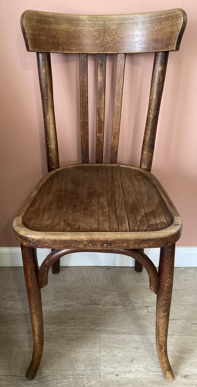 Lot de 3 chaises bistrots anciennes