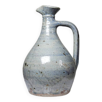 Small carafe, pitcher in vintage hand-turned Migeon La Borne Cher stoneware