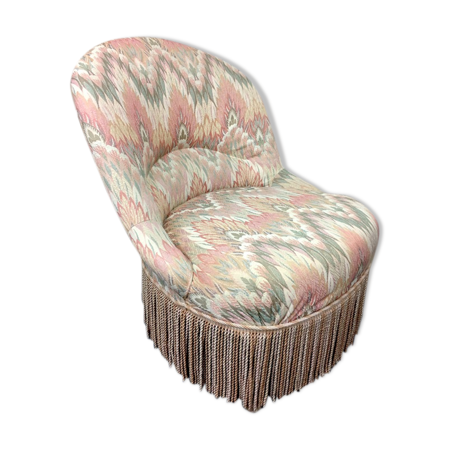 Napoleon III style toad chair