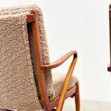 Set of two French lounge chairs