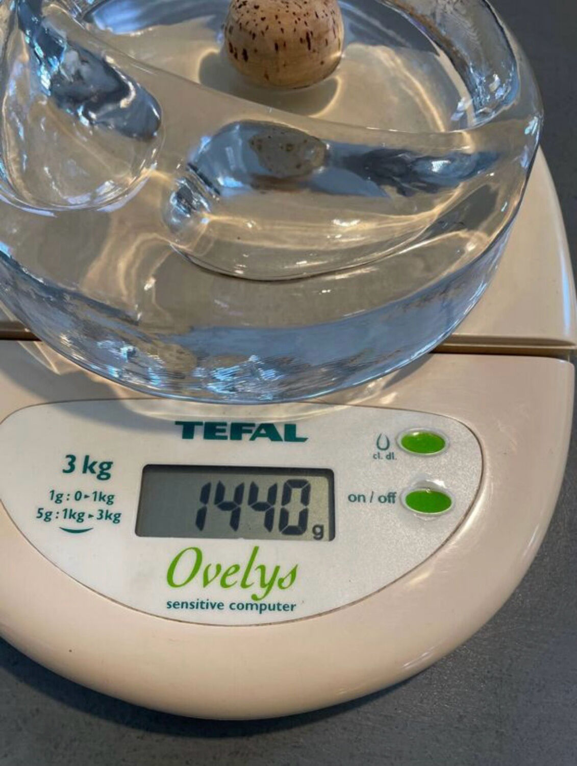 Pipe ashtray Georgshütte Glass Design