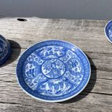 4 tasses porcelaine bleu Japon