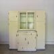 Vintage 1950s painted wooden sideboard – display cabinet, drawers and shelves –