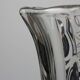 Art Deco Glass Vase with Black Graphic Decoration, France, circa 1940