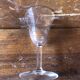 Old pitcher service and 5 foot glasses in engraved glass vintage table art