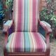 Voltaire rack and footstool