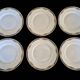 Série de 6 assiettes à dessert Bernardaud Limoges – Art Déco – A714