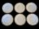 Série de 6 assiettes à dessert Bernardaud Limoges – Art Déco – A714