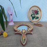 Hand or hanging mirror kitsch shells