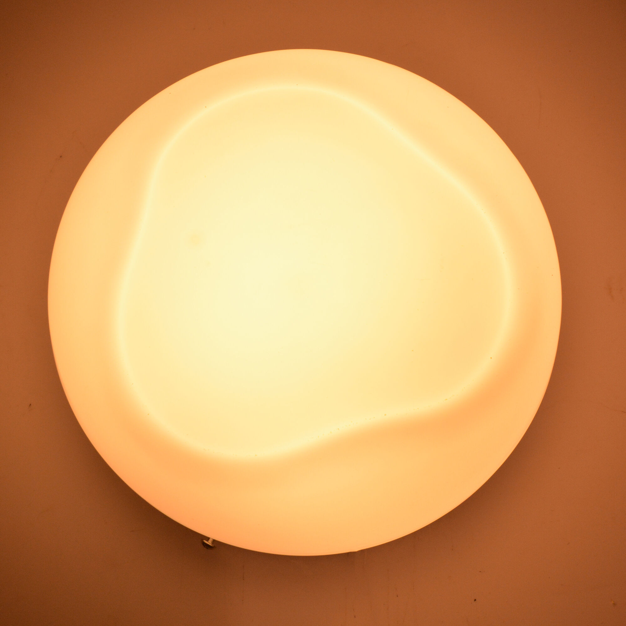 White ceiling light organic modern structural by Globo Lighting Germany 1980s