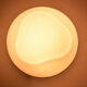 White ceiling light organic modern structural by Globo Lighting Germany 1980s
