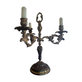 Bronze candlestick